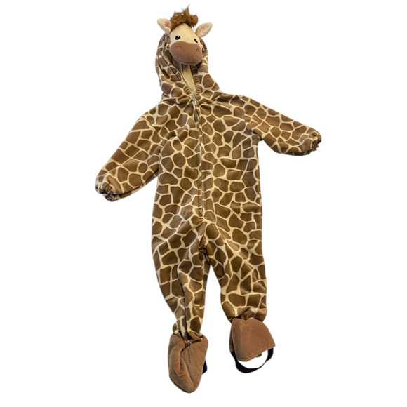 Miniwear Giraffe Plush One Piece Outfit Costume Baby 12M Soft Boys Girls - Picture 1 of 11